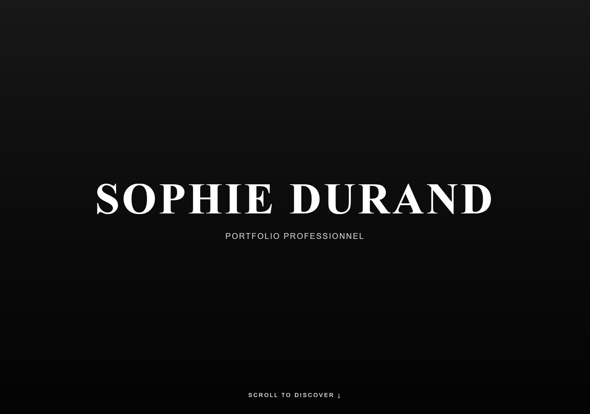 Modèle de portfolio Photographer